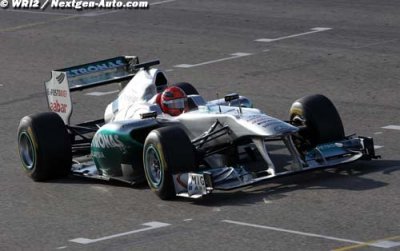 Jerez&nbsp;: Schumacher en tête, accidents pour Maldonado et Perez
