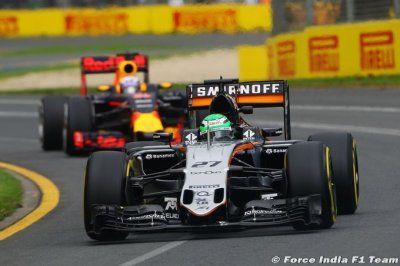 Hulkenberg et Perez espéraient moins de pluie