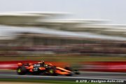 Une 'bonne journée' pour McLaren F1 au GP de Chine