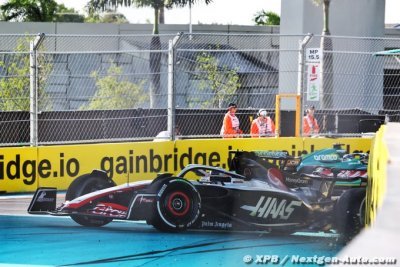 Haas F1&nbsp;: Deux accidents mais pas de gros dégâts à Miami