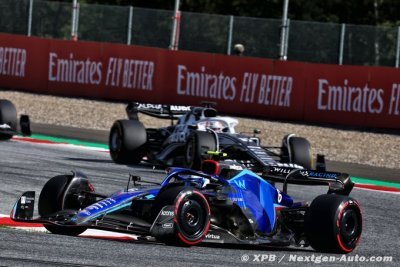 Latifi&nbsp;: C’était ’frustrant’ de ne pas avoir la FW44 évoluée