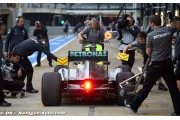 Test-gate whispers remain as Mercedes speeds ahead