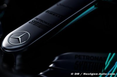 Mercedes dévoile quelques photos de ’teasing’ de sa nouvelle W08