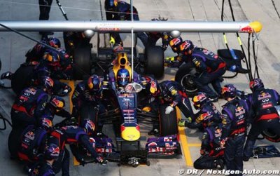Red Bull also leads pitstop race in 2013