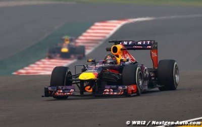 Inde L3 : séance en retard, Vettel en avance