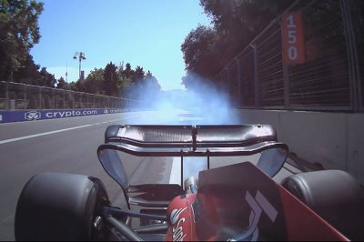 Leclerc abandonne à Bakou&nbsp;: Trois coups durs d’affilée, ça fait mal (+ vidéo)