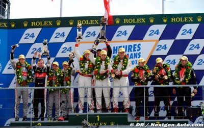 Les ORECA 03 de TDS Racing et Pecom Racing sur le podium en LMP2