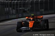 Norris : McLaren F1 est 'trop loin' de Ferrari à Singapour