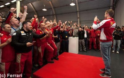 Vettel&nbsp;:  Un retour à Maranello rempli d’émotion