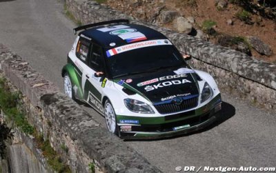 Kopecky on course for Czech title on SKODA’s home rally