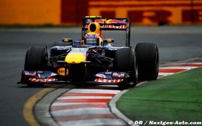 Mark Webber a un problème sur sa monoplace