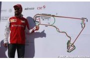 Alonso a rendu visite au circuit du GP du Mexique