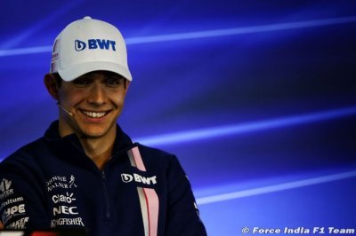 Ocon not feeling more pressure from Perez