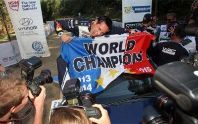 Ogier gagne en Australie et décroche un troisième titre