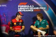 Leclerc salue son 'ami' Vettel qui lui a écrit après le GP de France