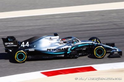 Mercedes n’avait pas prévu de pneus pluie pour ces tests