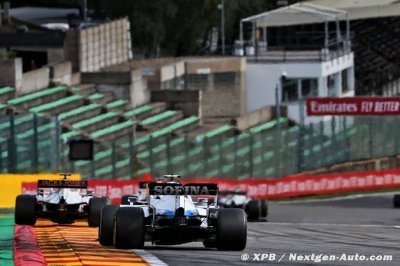 Latifi n’est pas passé loin de dépasser Leclerc et Grosjean