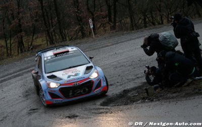 Hyundai tackles tricky conditions in opening stages of Rallye Monte-Carlo