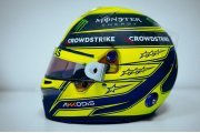 Hamilton portera un casque jaune cette saison