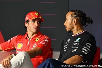 Ferrari&nbsp;: Sainz et Hamilton vont garder leur bonne relation malgré le transfert