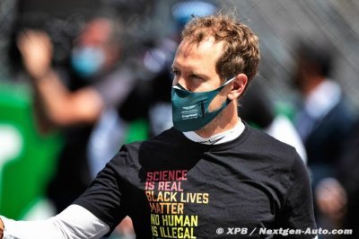 Vettel attaque les auteurs de discriminations&nbsp;: ’Leur temps est compté’