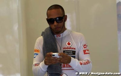 Lewis Hamilton hoping for a good start in the race