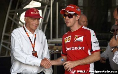 Lauda&nbsp;: Vettel pourrait être une menace pour Mercedes