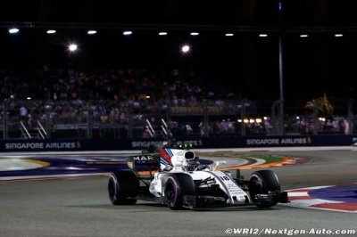 Motivée par Monza, Williams espère une autre surprise à Singapour