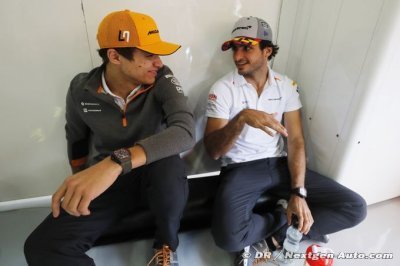 Norris&nbsp;: Sainz va me manquer mais Ricciardo est vraiment drôle&nbsp;!