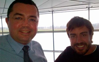 McLaren denies tension as Alonso returns