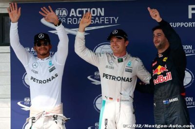 Hamilton ne digère (toujours) pas la pole position de Rosberg