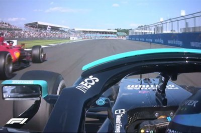 Hamilton&nbsp;: Mon cœur s’est arrêté quand j’ai dépassé Leclerc à Copse