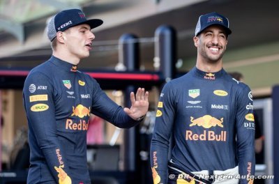 Horner désigne Ricciardo et Verstappen comme son meilleur duo de pilotes