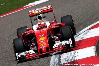 Shanghai, FP2: Raikkonen heads Ferrari one-two in second practice