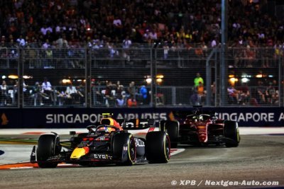 Red Bull : Horner pense que Pérez a été ’phénoménal’ à Singapour
