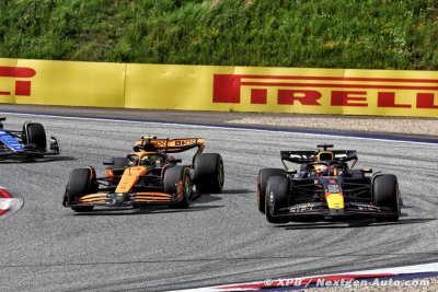 Norris estime avoir gagné son duel face à Verstappen en Autriche