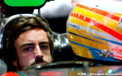 ’I’m completely fine’ says smiling Alonso