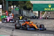 Selon Norris, Stroll 'ne mérite pas' le podium avec le drapeau rouge
