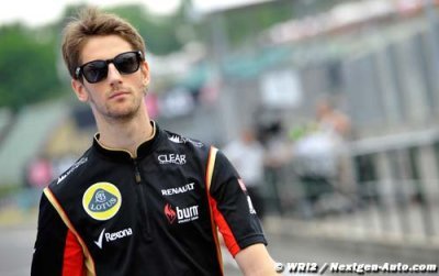 Grosjean s’inquiète de la durée de vie des pneus tendres