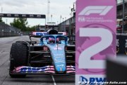 Deuxième des qualifs, Alonso se félicite d'une Alpine 'incroyable'