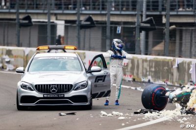 Bottas s’en sort bien après son gros crash à Mexico