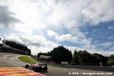Räikkönen et Giovinazzi en progrès sur le circuit de Spa