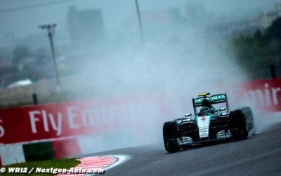 Austin L1&nbsp;: Rosberg est le plus rapide sur piste mouillée