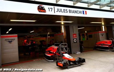 Marussia n’alignera finalement qu’une seule voiture pour Chilton