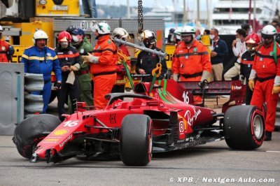 Leclerc gets away with post-pole Monaco crash