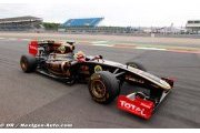 GP2 champion Romain Grosjean tests R29 in Valencia