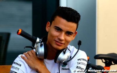 Wehrlein au volant de la Force India à Barcelone