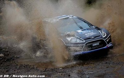 Tänak conquers conditions to challenge for lead in Spain