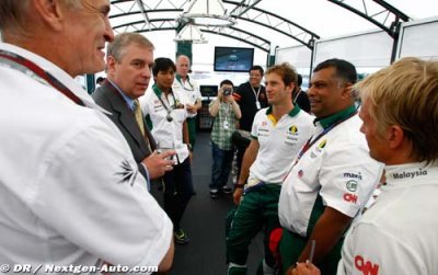 La famille Chapman a choisi le camp Group Lotus