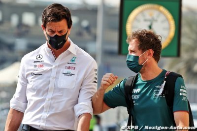Wolff aimerait voir son ami Vettel rester en F1 en 2023